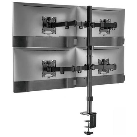 650159 Supporto Da Tavolo Per Tv A Schermo Piatto 81,3 Cm (32"") Morsa Nero - Foto 2