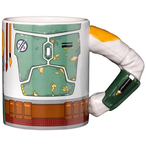 Boba Fett Tazza Marrone, Verde, Rosso, Bianco Universale 1 Pezzo - Foto 1
