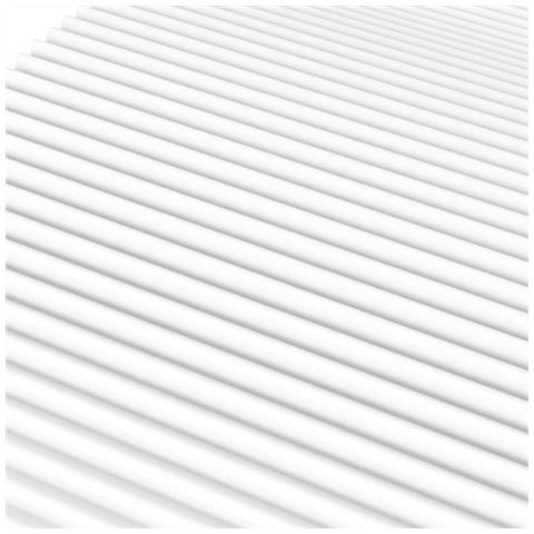 Divano Letto Con Materasso Crema 100x200 Cm In Tessuto - Foto 2