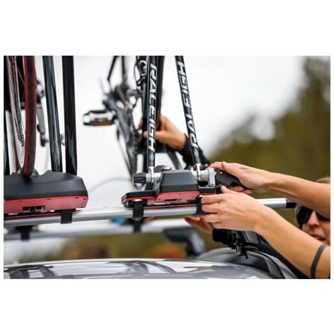 Highspeed, Porta Bicicletta Da Tetto Con Fissaggio Ruota Anteriore - Nero - Foto 3