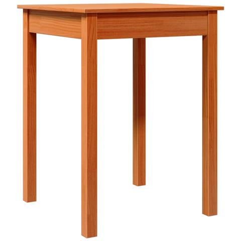 Tavolo Da Pranzo Marrone Cera In Legno Massello Di Pino - Foto 2