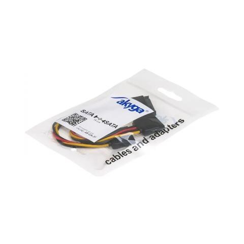 AK-CA-31 cavo SATA 0,15 m Nero, Rosso, Giallo - Foto 2