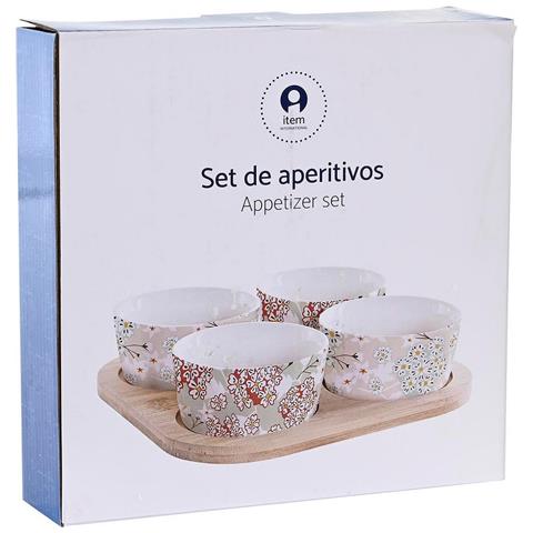 Vassoio Per Aperitivi Dkd Home Decor 19,7 X 19,7 X 1 Cm Verde Gres - Foto 2