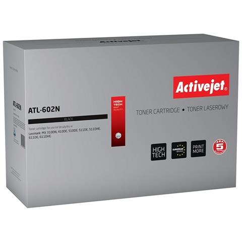 TONER COMPATIBILE -  Activejet Atl-602n Nero Lexmark - Foto 1