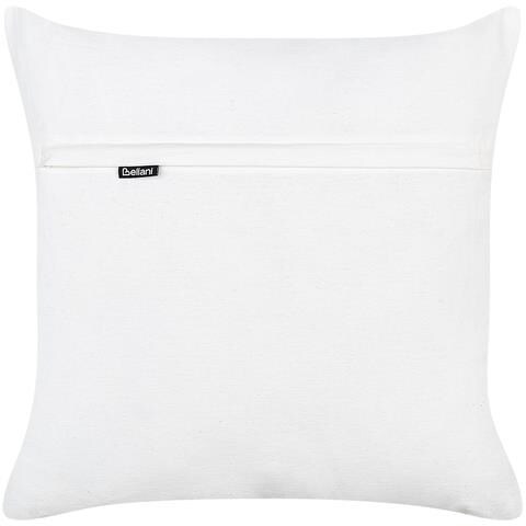 Set Di 2 Cuscini Wallflower Cotone 45 X 45 Cm Bianco - Foto 2