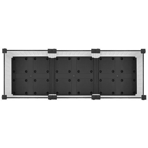 Fioriera Rialzata 120x40x23 Cm In Polipropilene - Foto 2