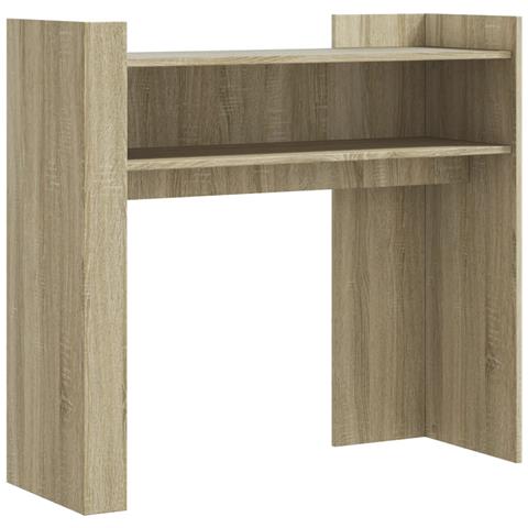 Tavolo Consolle Rovere Sonoma 100x35x90 Cm In Legno Multistrato - Foto 2