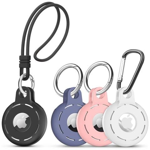 Custodia In Silicone Airtags Per Apple Airtag Tracker Multicolor Confezione Da 4 - Foto 1