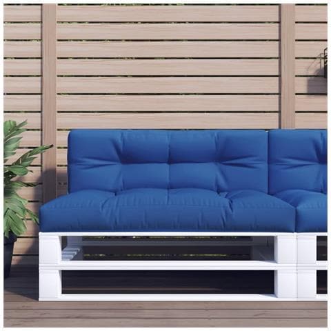 Cuscino Per Pallet Blu Reale 120x40x12 Cm In Tessuto - Foto 1