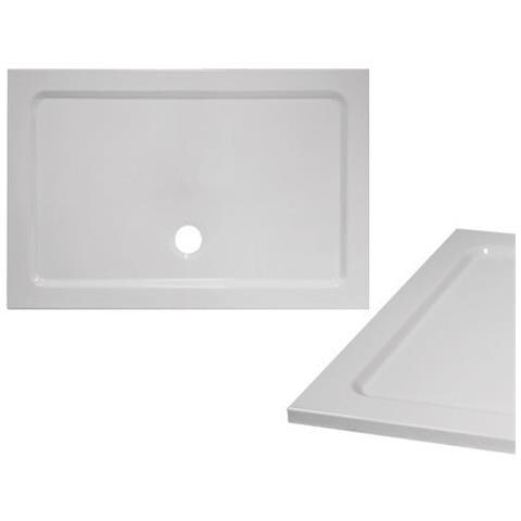 Piatto Doccia 120x80 Cm In Tecnopolimeri Riciclabili Slim E Ultra Resistenti Brixo - Foto 1