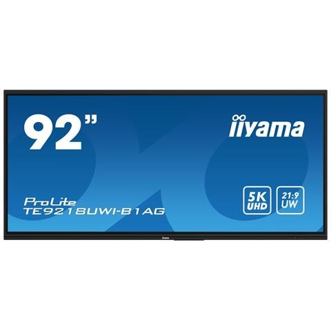 Lavagna Interattiva 91.5" LED VA Touch TE9218UWI-B1AG 5120 x 2160 Pixel 5K Ultra HD - Foto 1