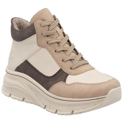 Beige Casual Closed Ladies Mid Height Boots Stivaletti Pelle Sintetica Scarpe Donna Beige Eu 38, 48002-60 - Foto 1