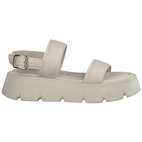 Ivory Uni Casual Open Sandals Sandali Pelle Scarpe Donna Beige Eu 37, 1-28713-20 458 - Foto 1
