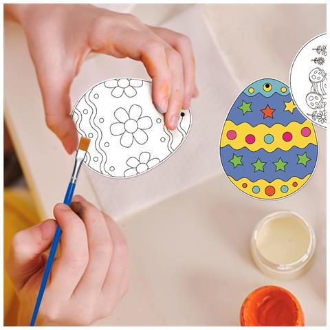 Set Di 48 Uova Colorate Per Pasqua: Divertimento Creativo Per Bambini - Foto 5