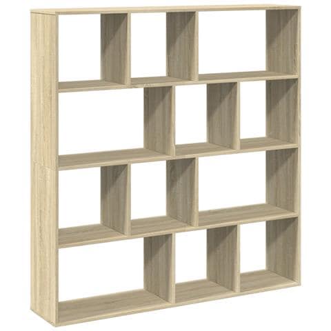 Libreria Rovere Sonoma 132x29x141,5 Cm In Legno Multistrato - Foto 2