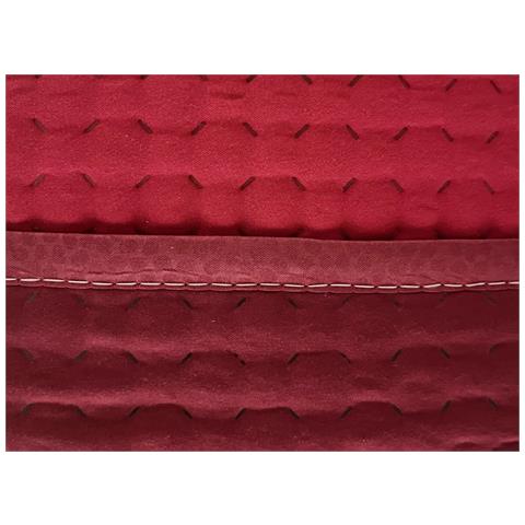 Quilt Trapuntino Estivo 100gr Mq Bicolor Double Face Tinta Unita Modello Cloe Singolo Bordeaux - Foto 2