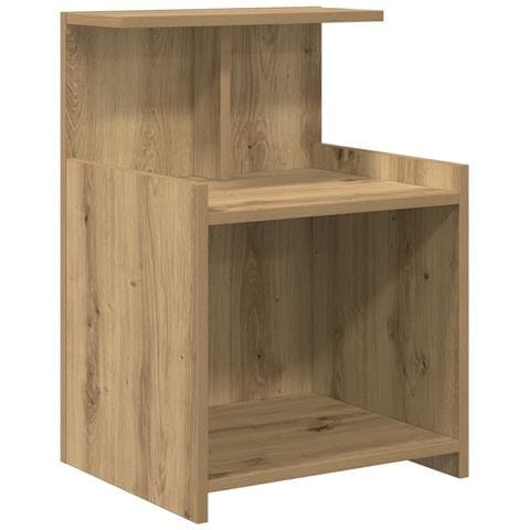 Comodino Rovere Artigianale 40x35x60 cm Legno Ing. - Foto 1