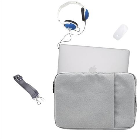 Borsa Per Laptop Business Sottile E Leggera Con Maniglia - Grigio 13 Pollici - Foto 2