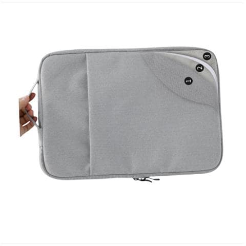 Borsa Per Laptop Business Sottile E Leggera Con Maniglia - Grigio 13 Pollici - Foto 5