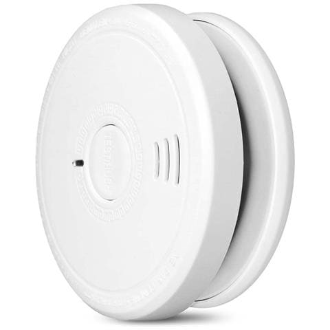 Confezione Da 3 Rivelatori Di Fumo Con Pulsante Di Arresto E Allarme Da 85db, Bianco - Foto 1