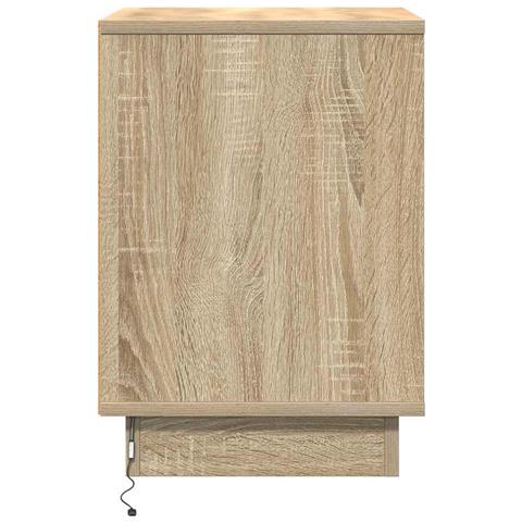 Armadio da Notte con 2 pcs rovere sonoma 39 x 34.5 x 50 cm - Foto 9