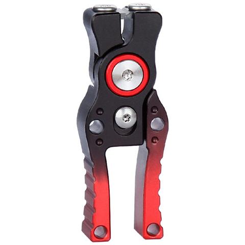 Mini Tagliafilo Da Pesca - Pinze In Lega Di Alluminio Con Impugnatura Antiscivolo Black+red - Foto 1