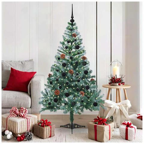 Albero di Natale artificiale Verde 150 cm PVC e Acciaio - Foto 2