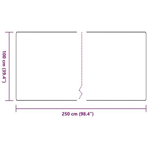 Runner in Moquette Antracite 100 x 250 cm 100% Polipropilene - Foto 8