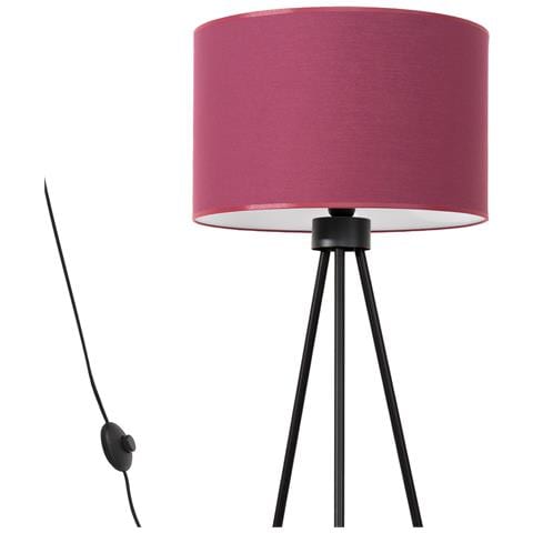 Lampada Da Terra Nevia Bordeaux Sl. 1856 - Minimalist Lampada Da Terra Bordeaux /nero 135x40x40 Cm - Foto 1