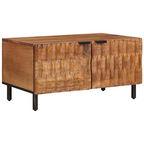 Tavolino da salotto Marrone 80 x 50 x 40 cm - Foto 1