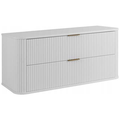 | Mobili bagno 120cm | Bianco opaco - legno | L /H /P 120/52/41cm | ELEGANCE | Mobiletto, Mobili bagno, Basi, Lavabo, Bianco - Foto 1