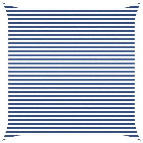 Vela da ombra solare Blu e Bianco 4,5 x 4,5 m - Foto 1