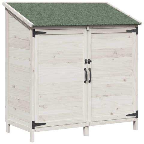 Capanno da Giardino Bianco 106,5 x 56 x 113,5 cm - Foto 1