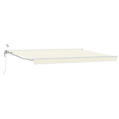 Tettuccio Elettrico Retrattile Crema e Bianco 5 × 3,5 m - Foto 1