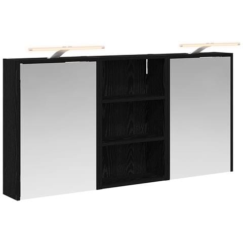 Set di Armadi da Bagno con lo scaffale 3 pcs 126 x 16 x 62.5 cm - Foto 1