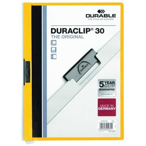 pz. 1 Cartellina Duraclip 30PVC A4 giallo 2200-04 - Foto 2