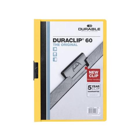 pz. 1 Cartellina Duraclip 30PVC A4 giallo 2200-04 - Foto 1