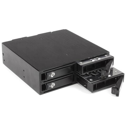 " Backplane mobile per rack hot-swap 5,25"" a 4 alloggiamenti HDD SATA / SAS da 2,5"" - 6 Gbps" - Foto 2