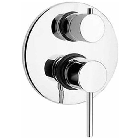 Miscelatore Doccia Incasso Con Deviatore Rotativo 2 Uscite Paini 78cr6911 - Cromato Lucido - Foto 3
