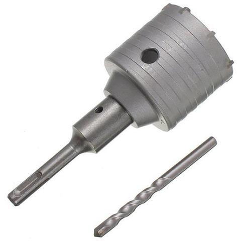 Fresa 80mm Carotatrice Tazza 80 Mm Asta Prolunga 9 Cm X Trapano Attacco Sds Plus - Foto 1