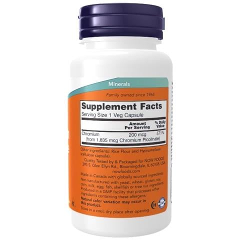 Chromium Picolinate 200mcg 250 Compresse - Cromo Picolinato - Foto 3