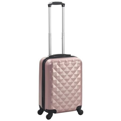 Trolley A Custodia Rigida Oro Rosa Abs - Foto 1