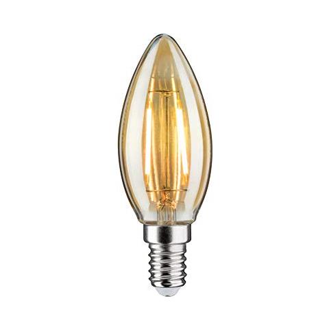 28705 Lampada Led Filament Candela 4,7 Watt Lampadina A Intensità Variabile Oro 2500 K Luce Oro E14 - Foto 1