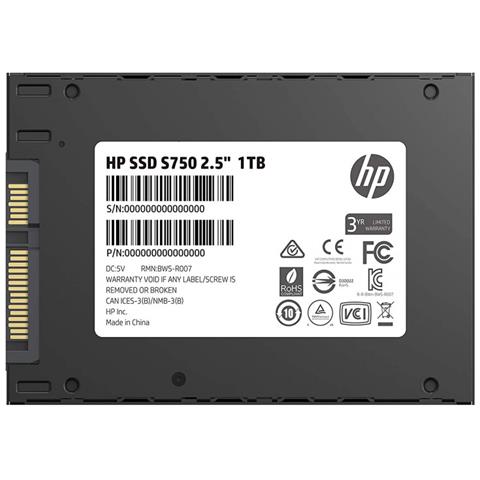SSD 1 TB Serie S750 2.5" Interfaccia Sata III - Foto 6