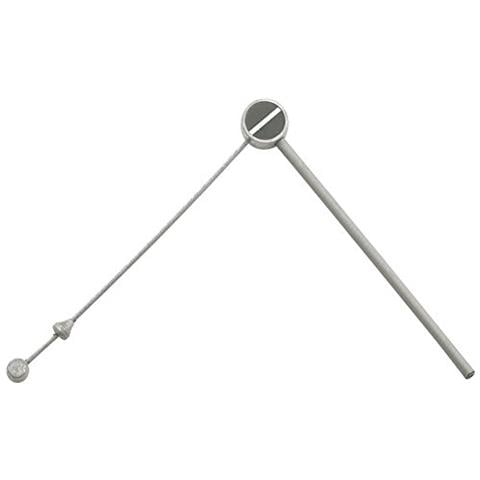 Collegamento Filo A Sbalzo 82 Mm Argento 10 Pz - Foto 1