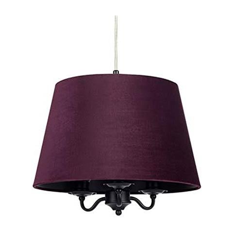 Jamie Lampada A Sospensione Supporto Flessibile Porpora E14 40 W - Foto 2