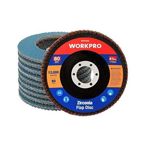 Flap Flap Wheel 115 Millimetri Dischi Grit 80 Dischi Abrasivi Macina Dischi Mole 10-pack - Foto 1