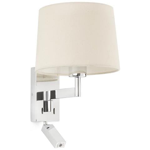 Lampada Da Lettura Lampada Da Parete Cromo, E27 - Foto 1