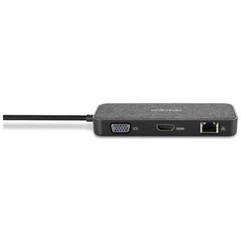 Docking Station Portatile Universale 4K SD1650P 3x USB 3.2 / 1x HDMI Nero / Grigio con Alimentazione Pass Through 100 W - Foto 1
