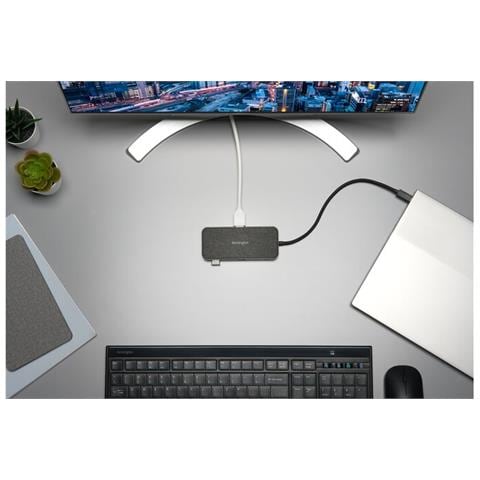 Docking Station Portatile Universale 4K SD1650P 3x USB 3.2 / 1x HDMI Nero / Grigio con Alimentazione Pass Through 100 W - Foto 5